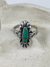 Vintage Don Lucas Turquoise Sterling Ring