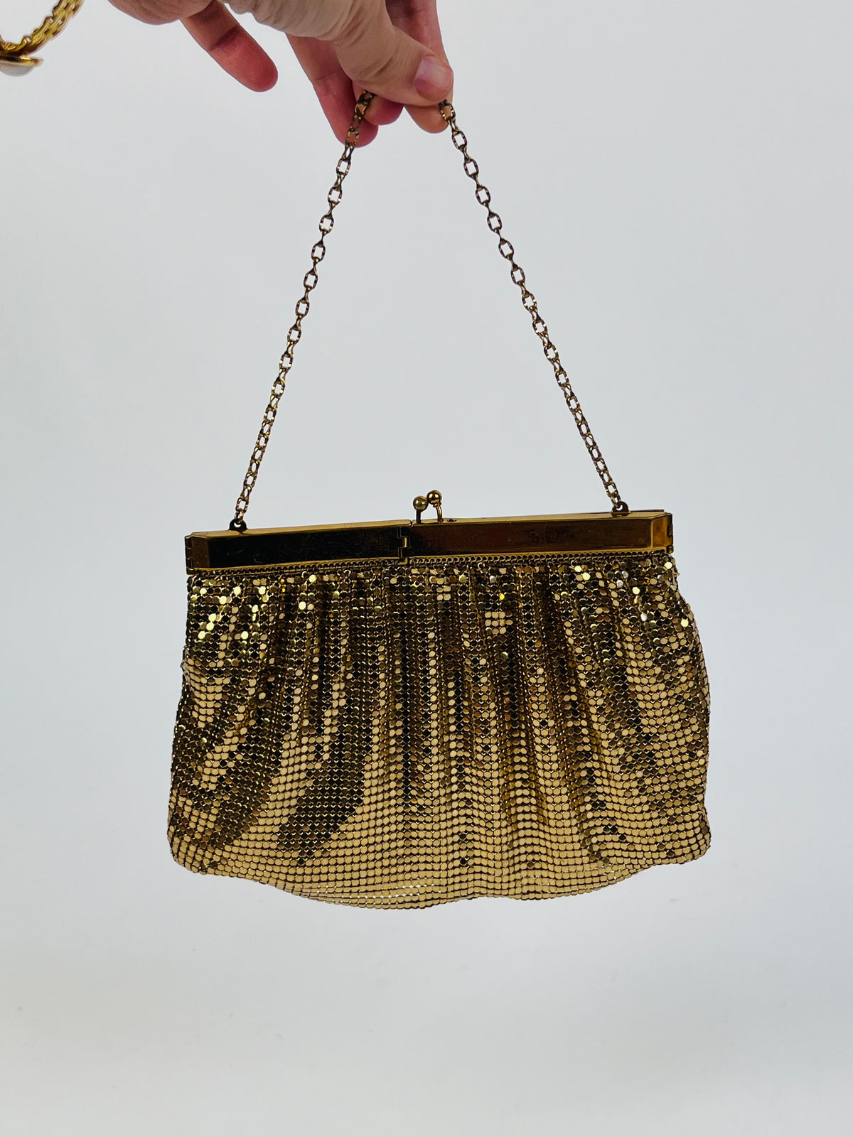 Vintage 1950s Metal Mesh Whiting & Davis Bag