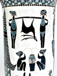Mid-20th Century Ceramic Umbrella Stand