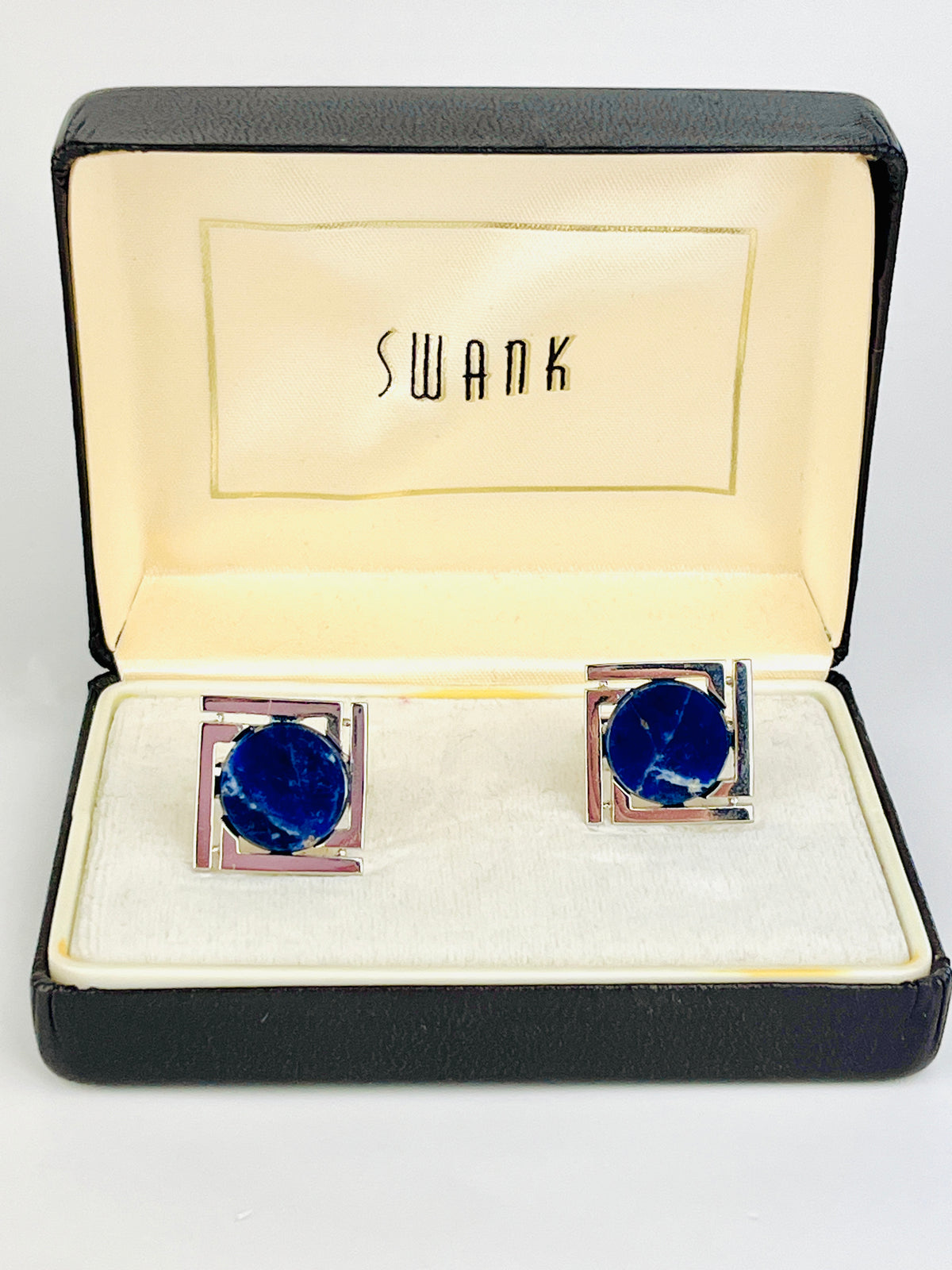 Vintage Lapis Stone Cufflinks