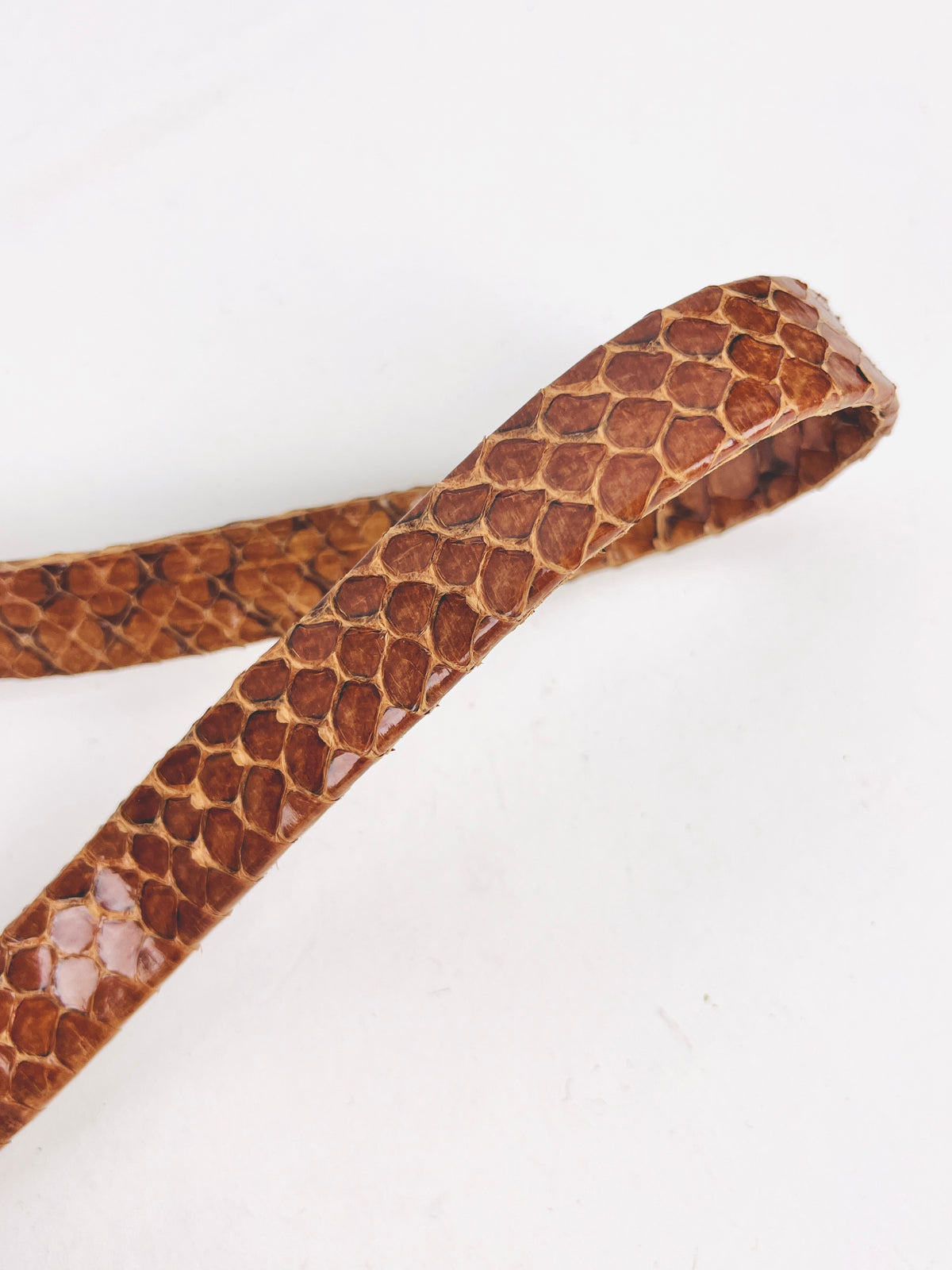 Vintage Genuine Snakeskin Belt