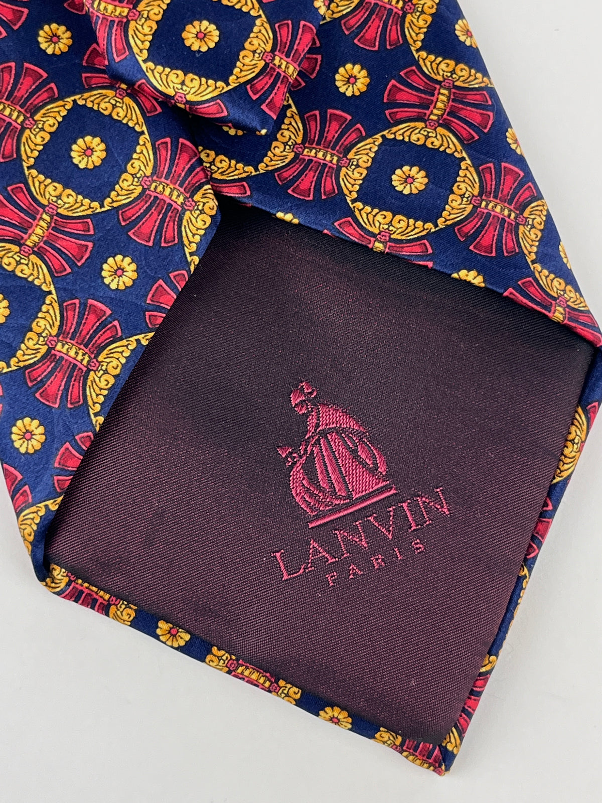 Lanvin Vintage 90s Silk Tie