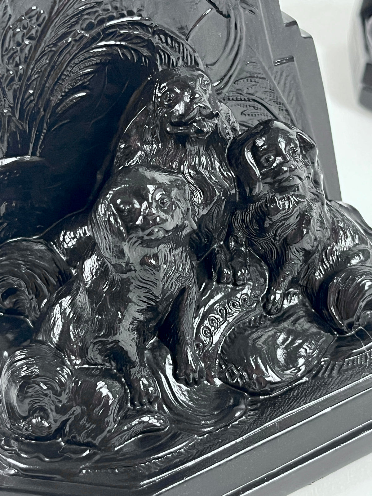 1920s Art Deco Pekingese Dog Bookends