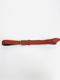 Vintage Braided Leather Belt