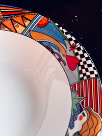 Postmodern Memphis Style Serving Bowl, 1991