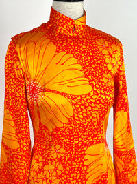 Vintage 1960s Floral Dress