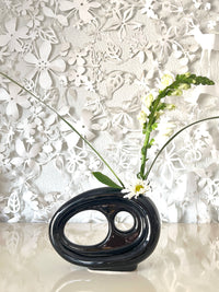 Vintage MCM Japanese Modernist Ikebana Vase by Toyo