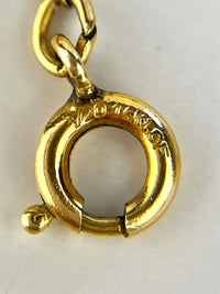 Vintage 14k Gold-Filled Engraved Floral Locket
