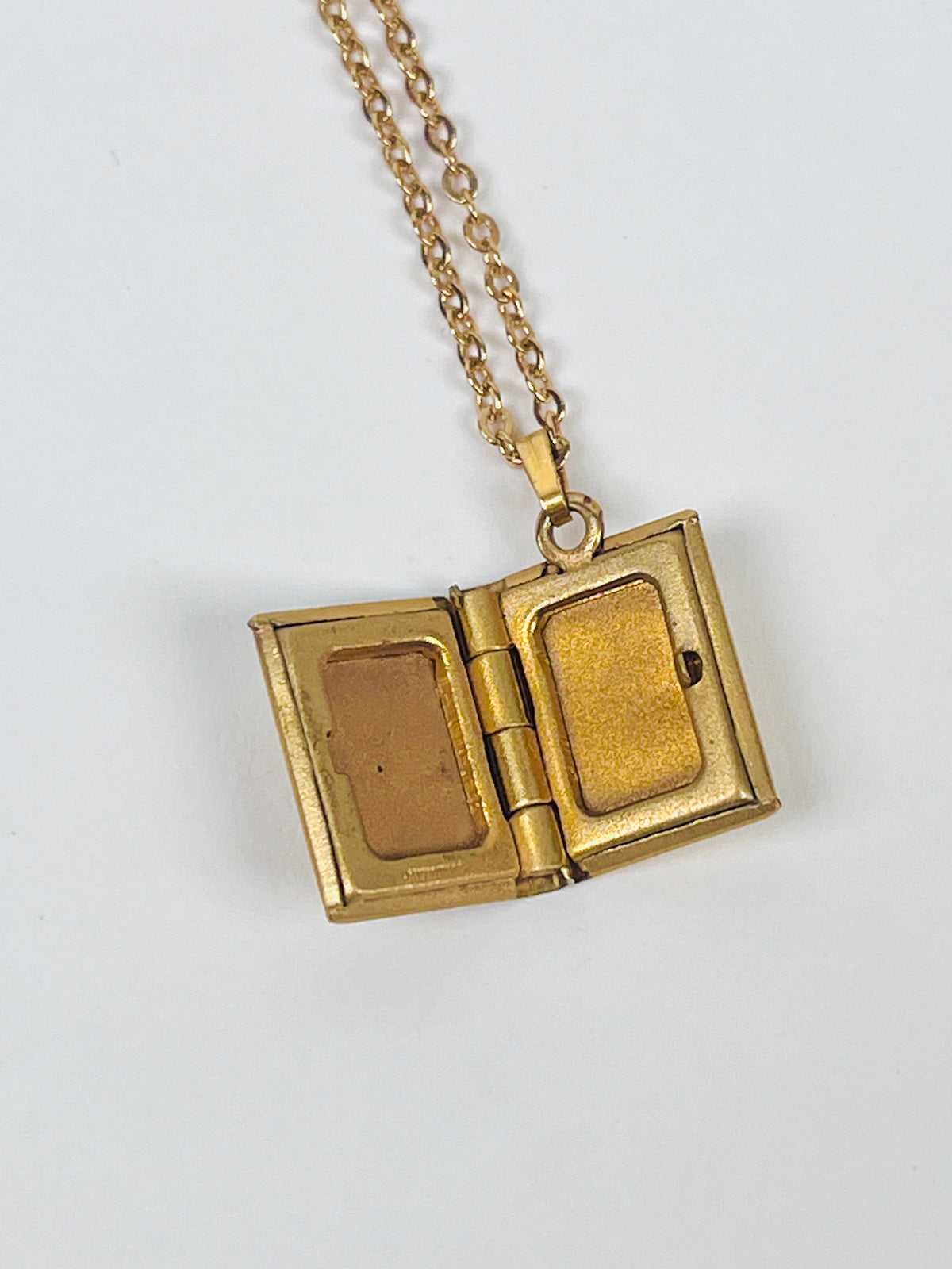 Antique “M” Monogram Book-Shaped Locket