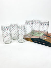 Vintage 1988 Rose & Lace Glasses