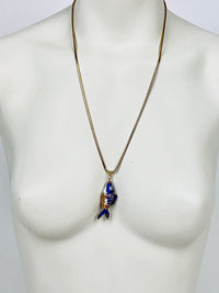 Vintage 1970s Articulated Fish Necklace