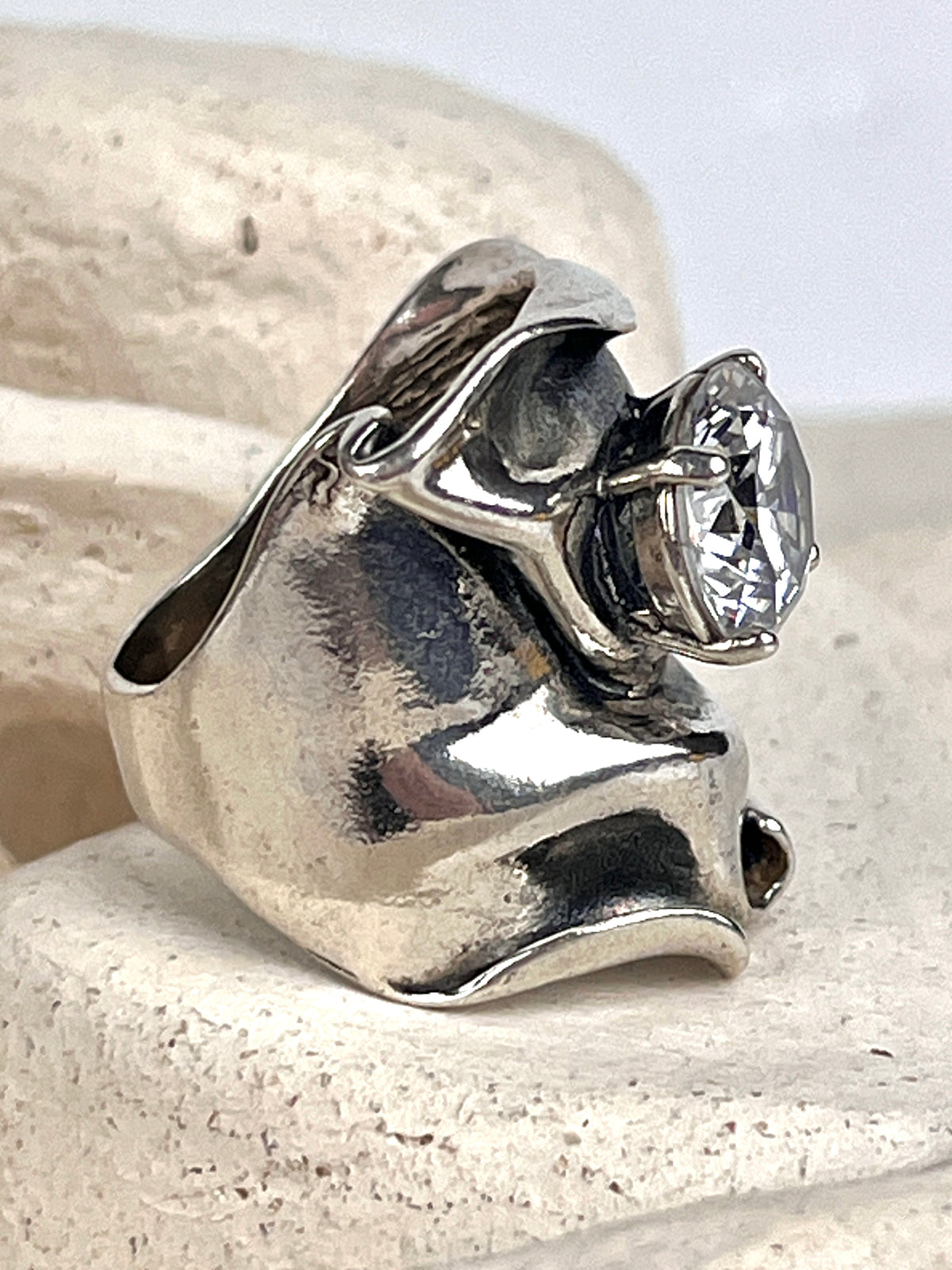 Vintage Modernist Sterling Ring