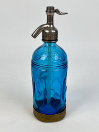 Vintage Art Deco Argentine Glass Seltzer Bottle