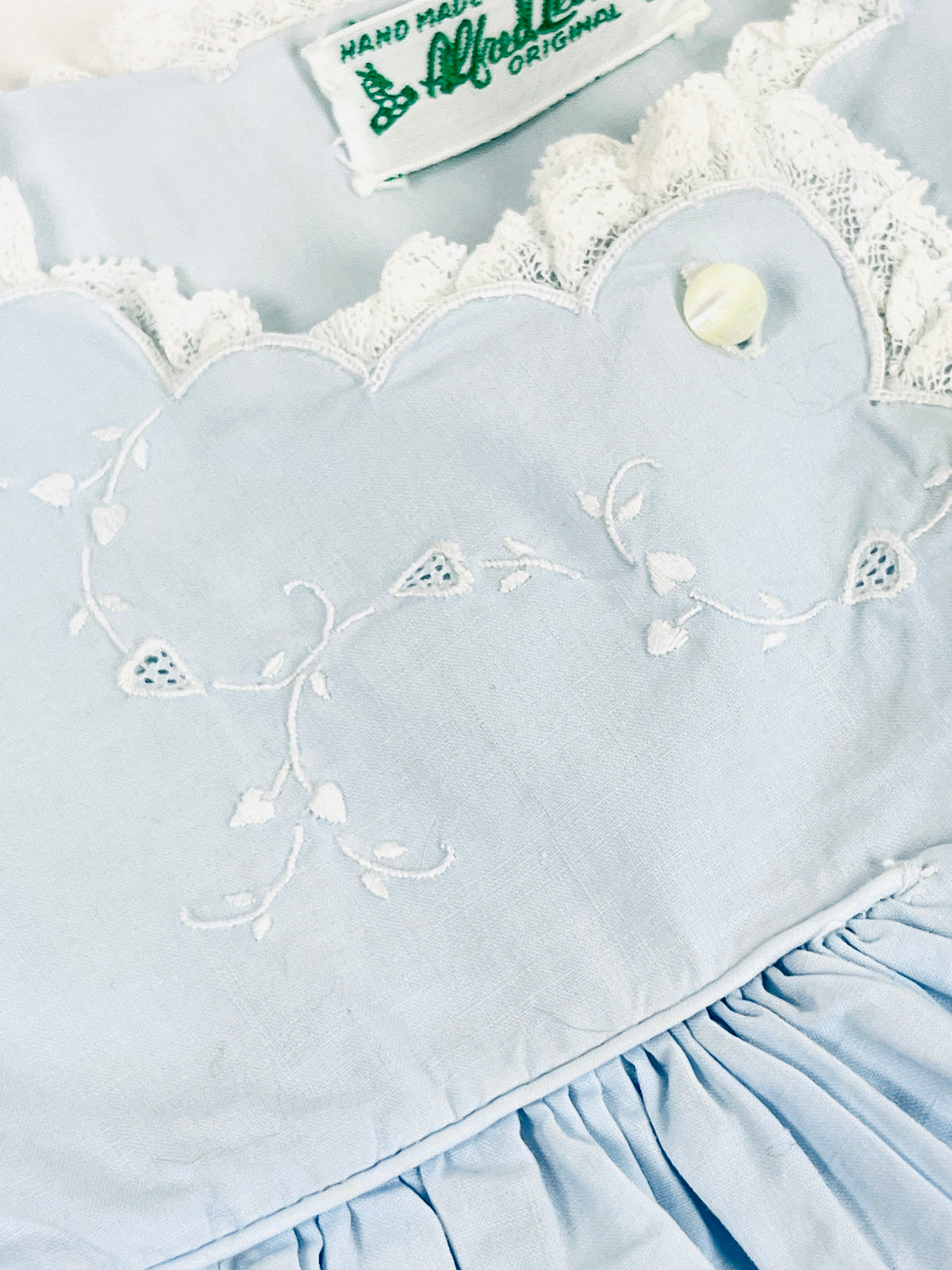 Vintage 1960s Handmade Baby Dress