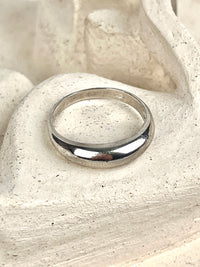 Vintage Sterling Domed Band