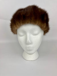 Vintage 60s Mink Fur Hat