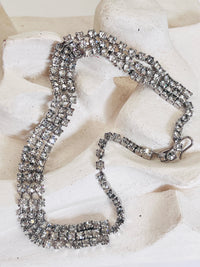 Vintage Rhinestone Choker Necklace