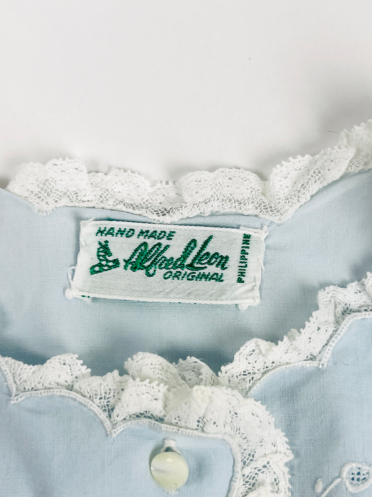 Vintage 1960s Handmade Baby Dress