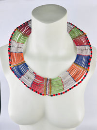 1970s Vintage Maasai Collar Necklace