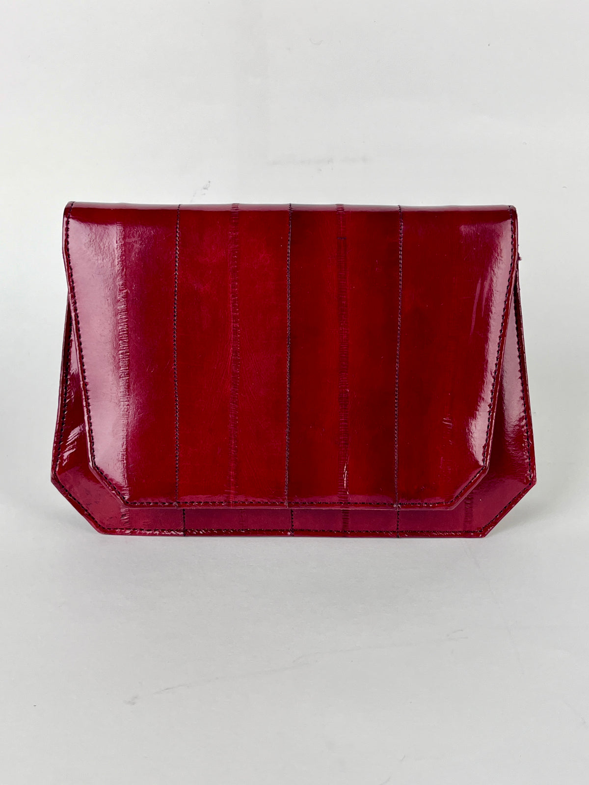 Vintage Red Eel Skin Bag