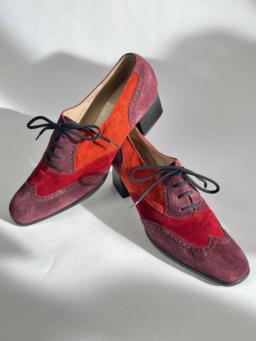Vintage Salvatore Ferragamo Suede Shoes Vintage Salvatore Ferragamo Suede Shoes