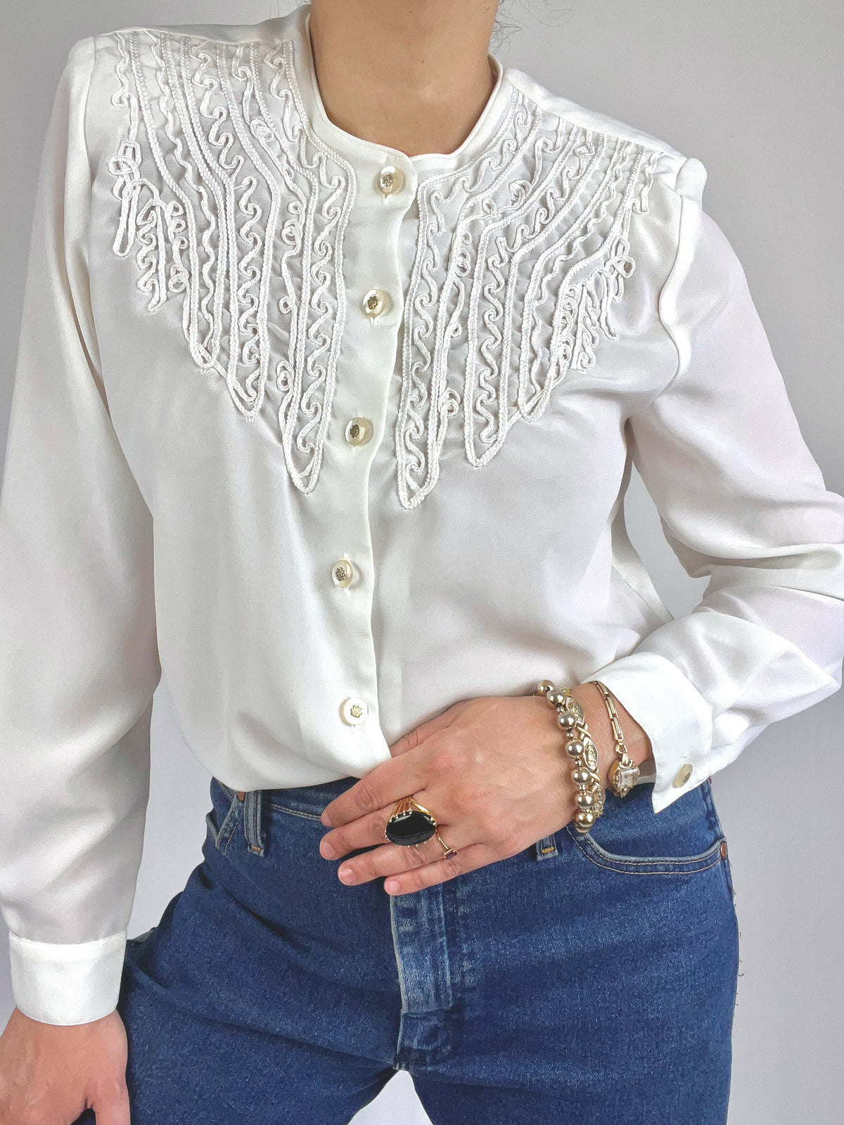 Vintage Embroidered Blouse