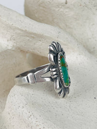 Vintage Don Lucas Turquoise Sterling Ring