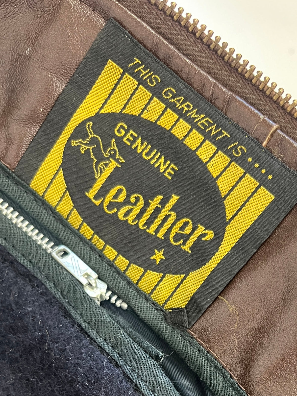 1970s Vintage Brown Leather Jacket