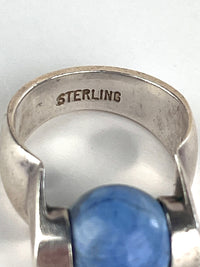 Vintage Sterling Ring with Interchangeable Stones