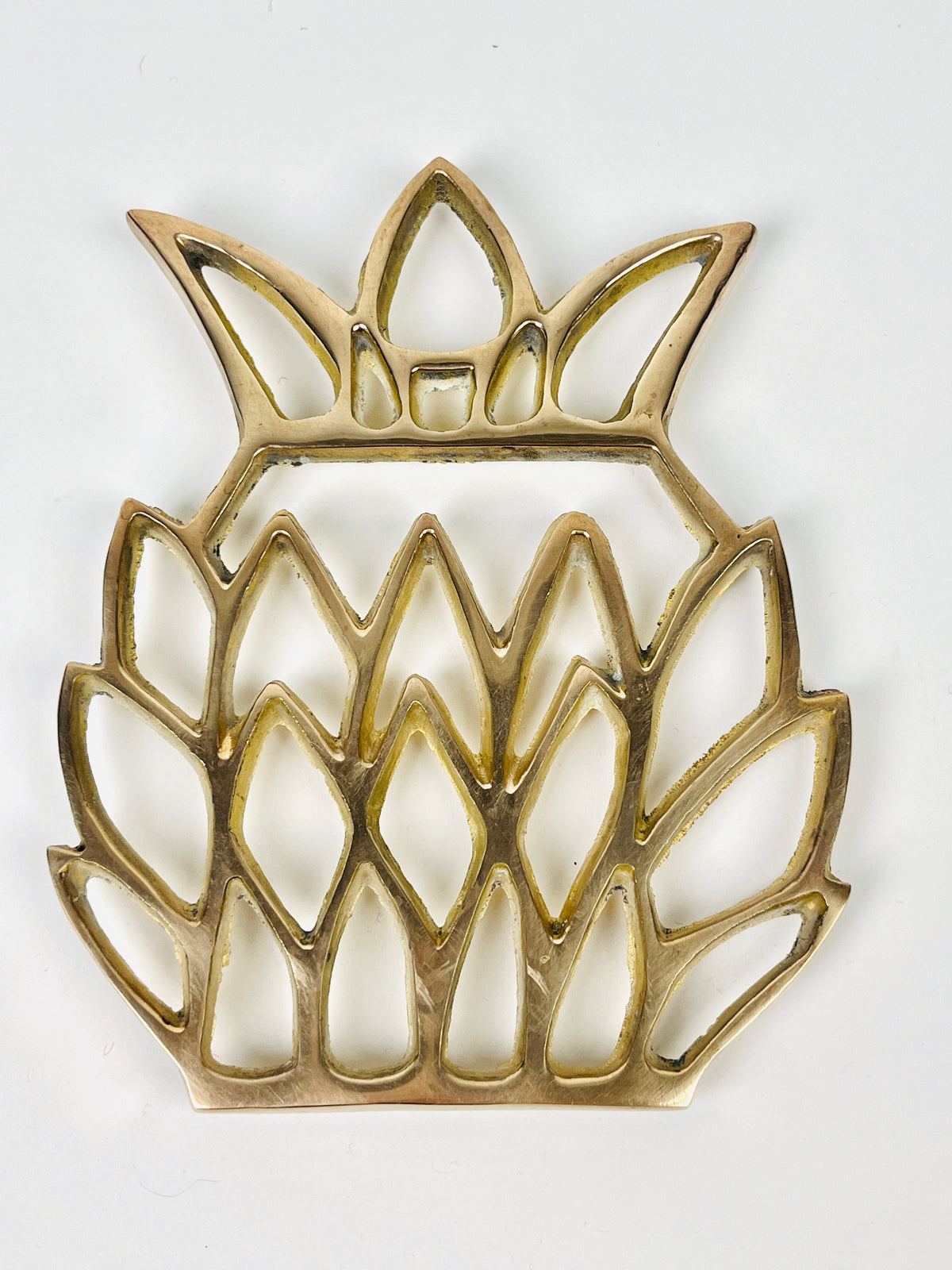 Vintage Brass Pineapple Trivet