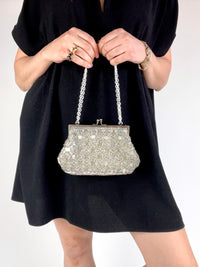 Vintage 1960s Beaded Handbag