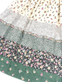 Vintage 1980s Floral Girls Dress