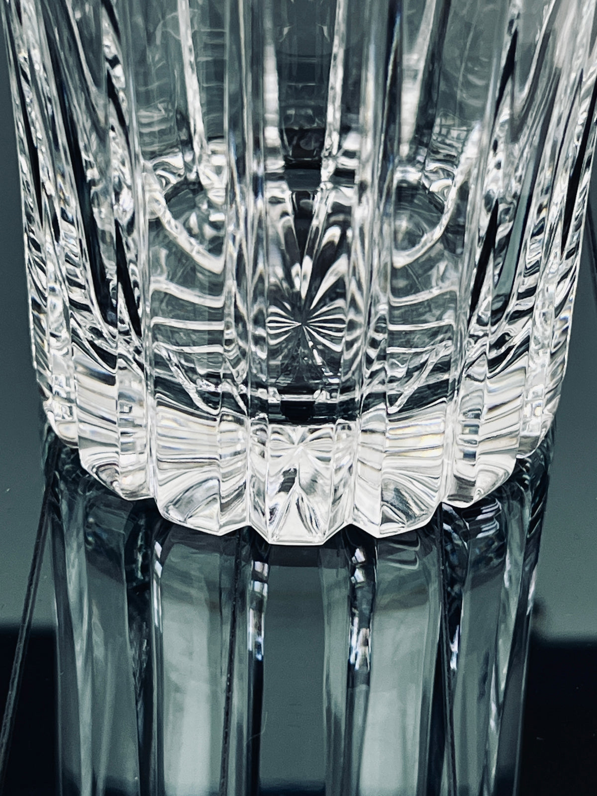 Vintage Fluted Crystal Glasses