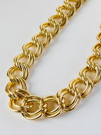 Vintage Gold Tone Collar Necklace