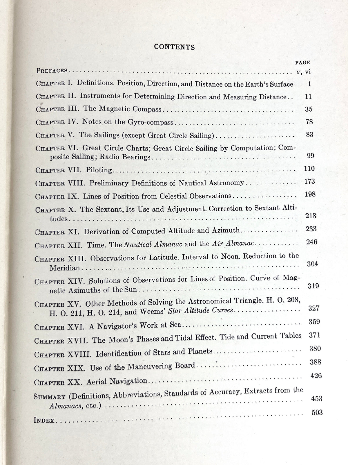 Navigation and Nautical Astronomy, 1942