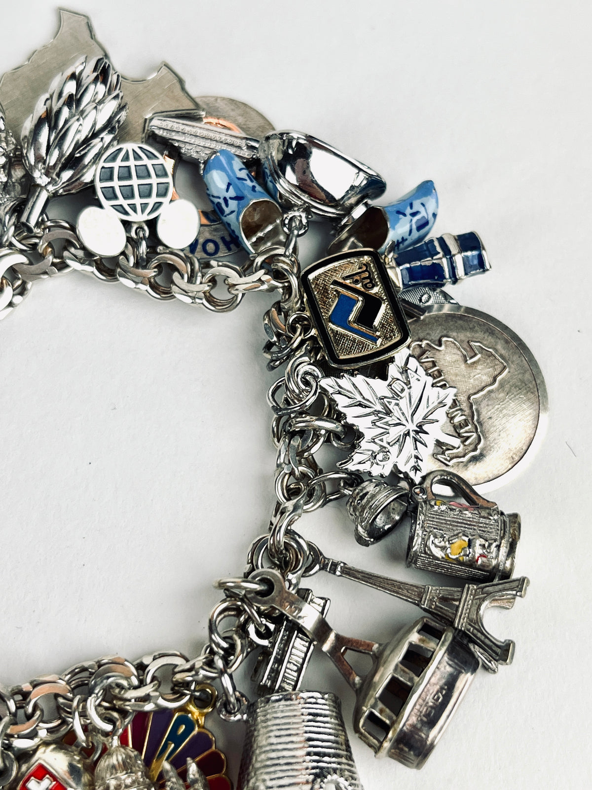 Vintage Sterling Charm Bracelet