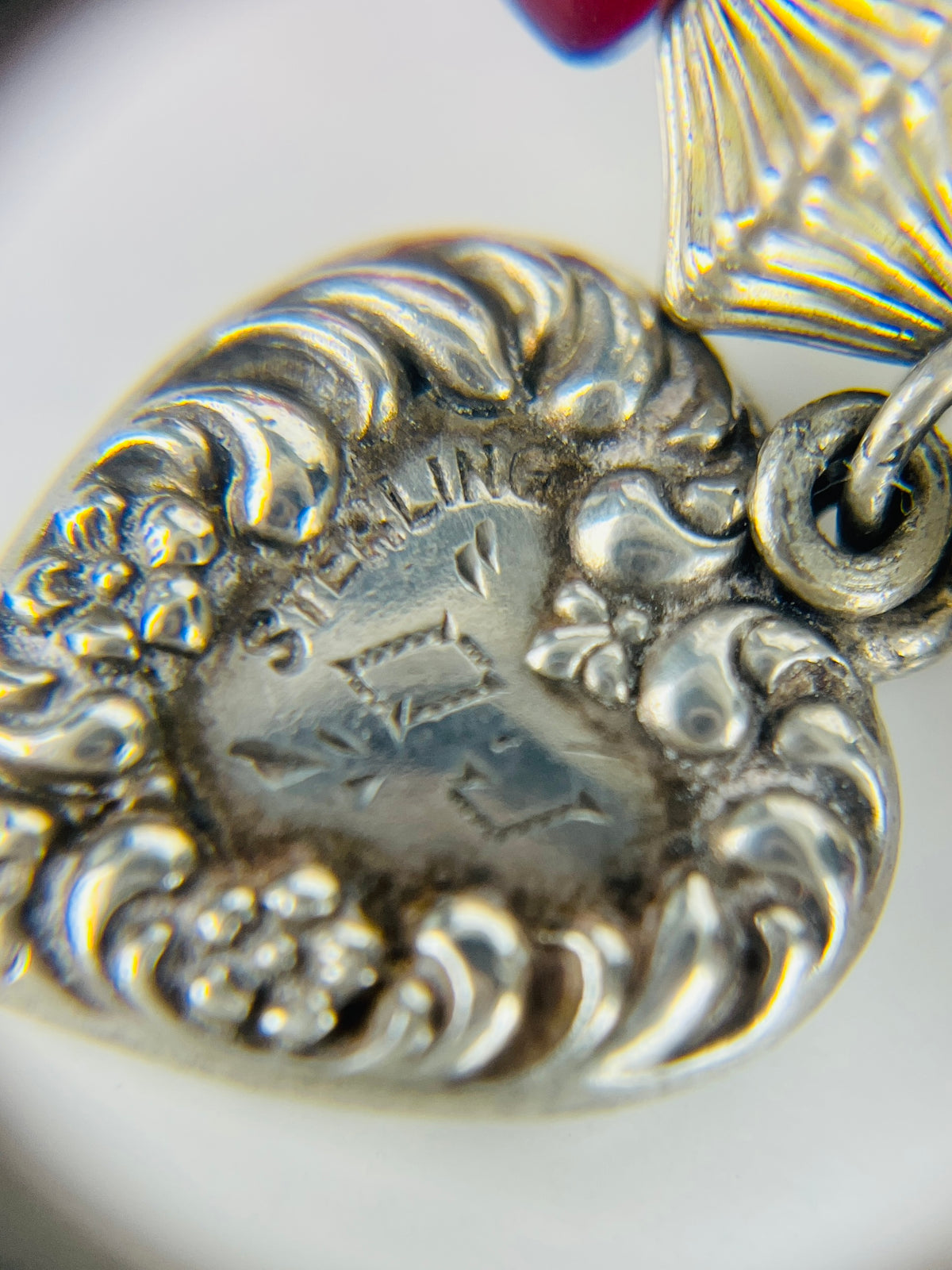 Vintage Buffalo Nickel, Sterling Charms, and Trade Beads Bracelet