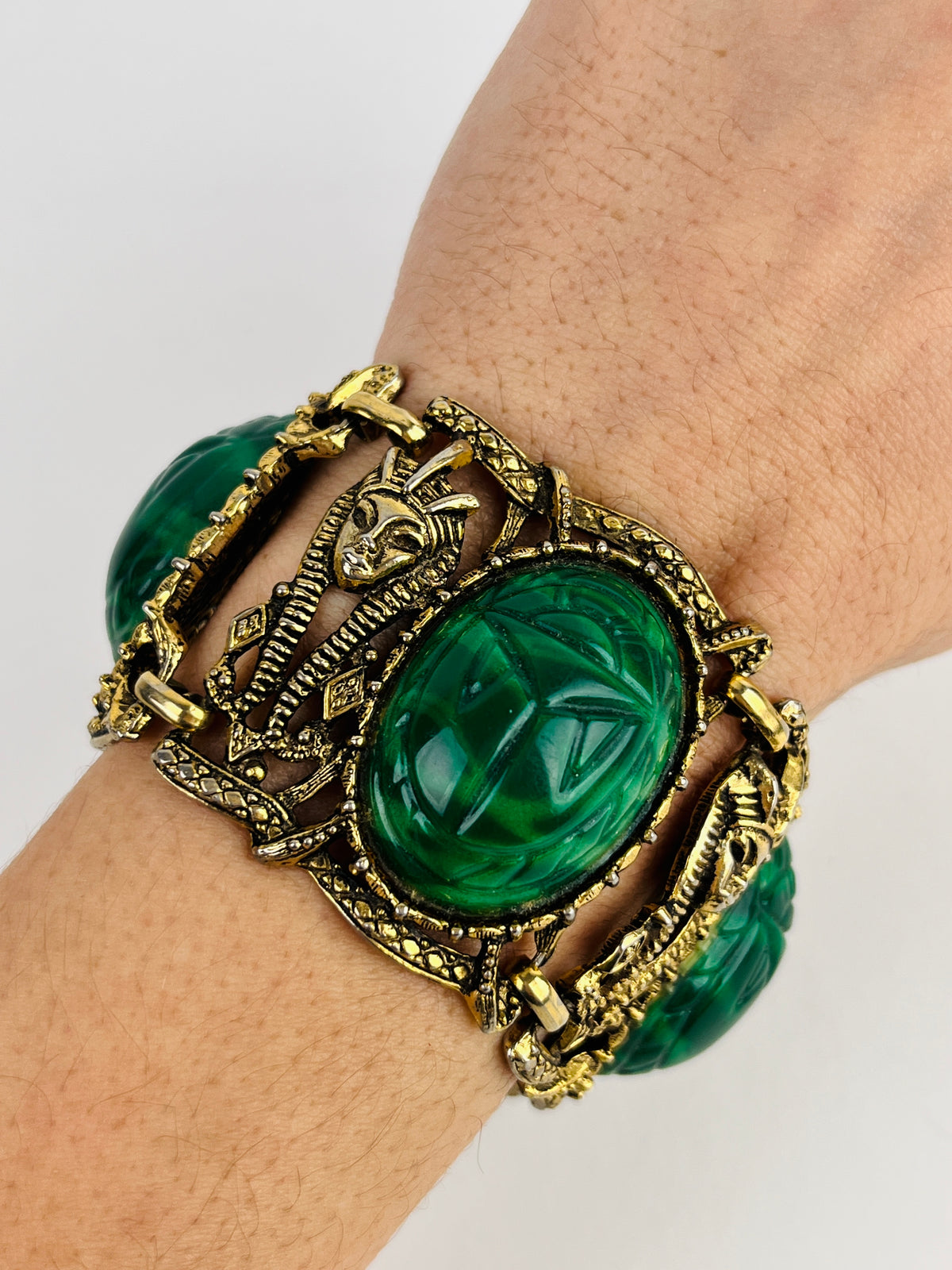 Vintage 1960s Egyptian Revival Bracelet