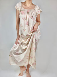 Vintage Floral Night Gown