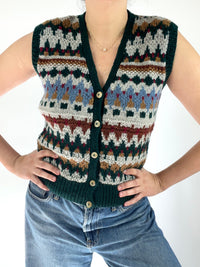 Vintage Wool Sweater Vest