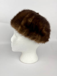 Vintage 60s Mink Fur Hat