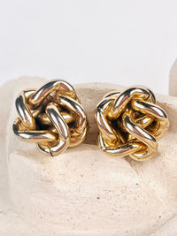 Vintage Napier Knot Earrings
