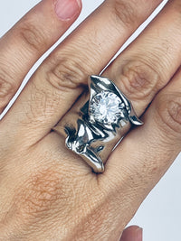 Vintage Modernist Sterling Ring
