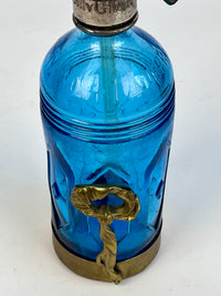 Vintage Art Deco Argentine Glass Seltzer Bottle