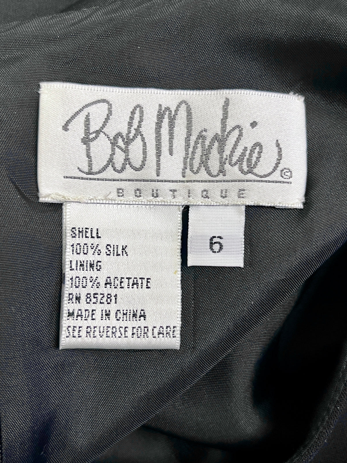 Vintage Bob Mackie Silk Evening Dress