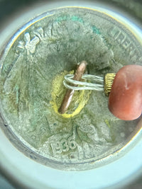 Vintage Buffalo Nickel, Sterling Charms, and Trade Beads Bracelet