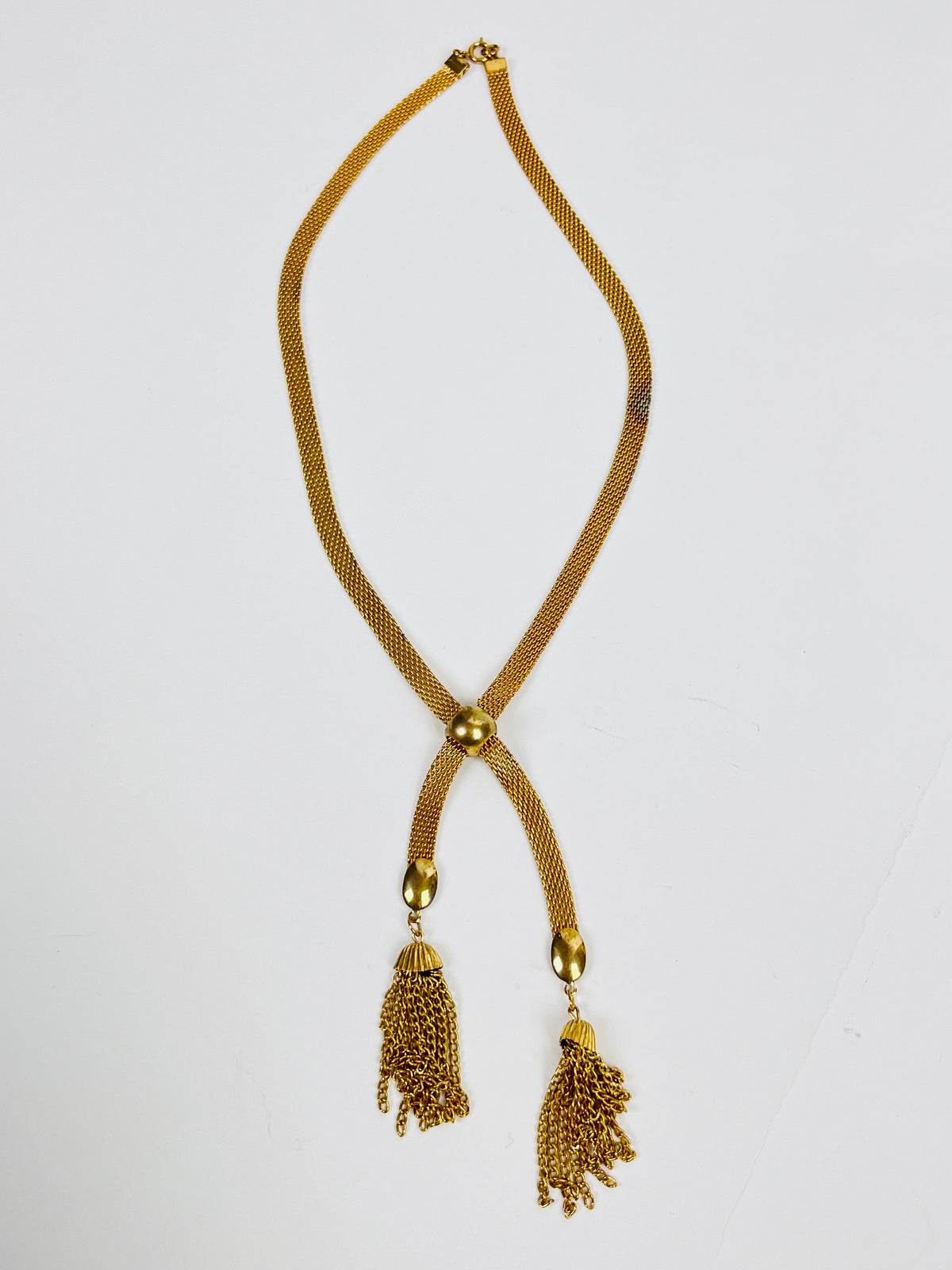 Vintage Chain Tassel Necklace