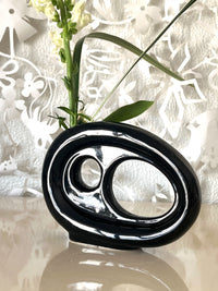 Vintage MCM Japanese Modernist Ikebana Vase by Toyo