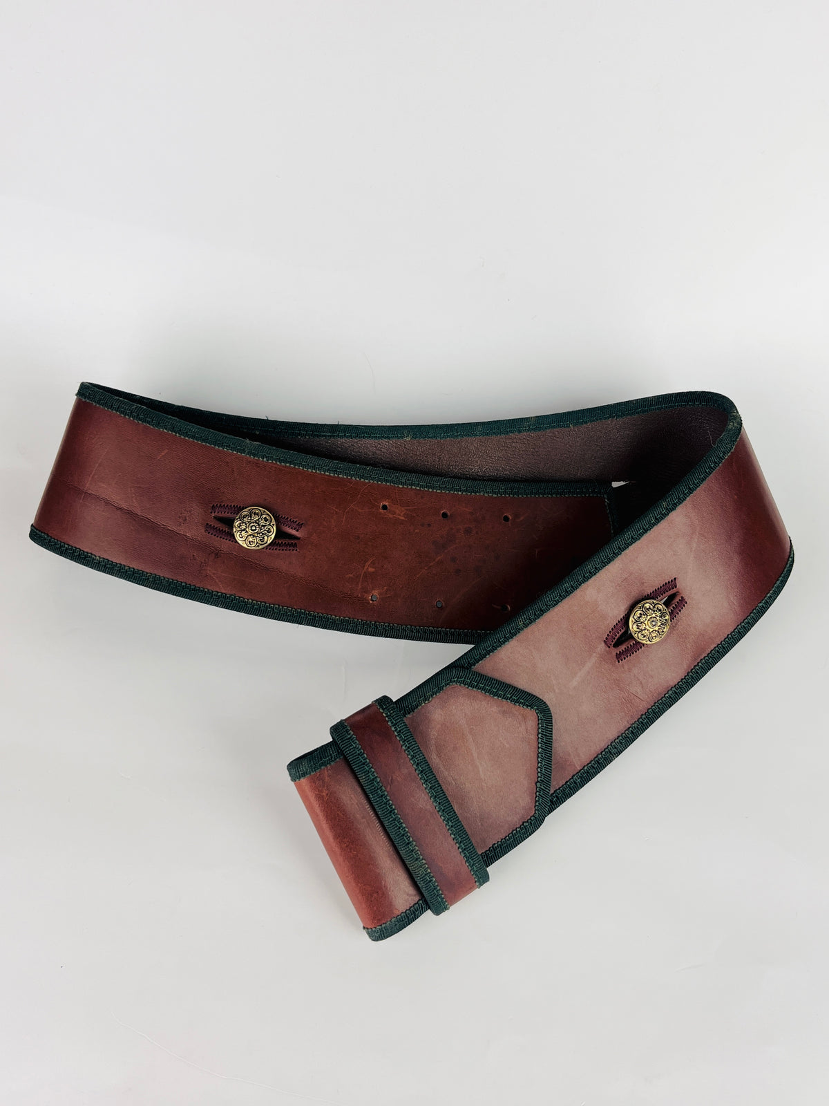 Vintage Italian Leather Belt