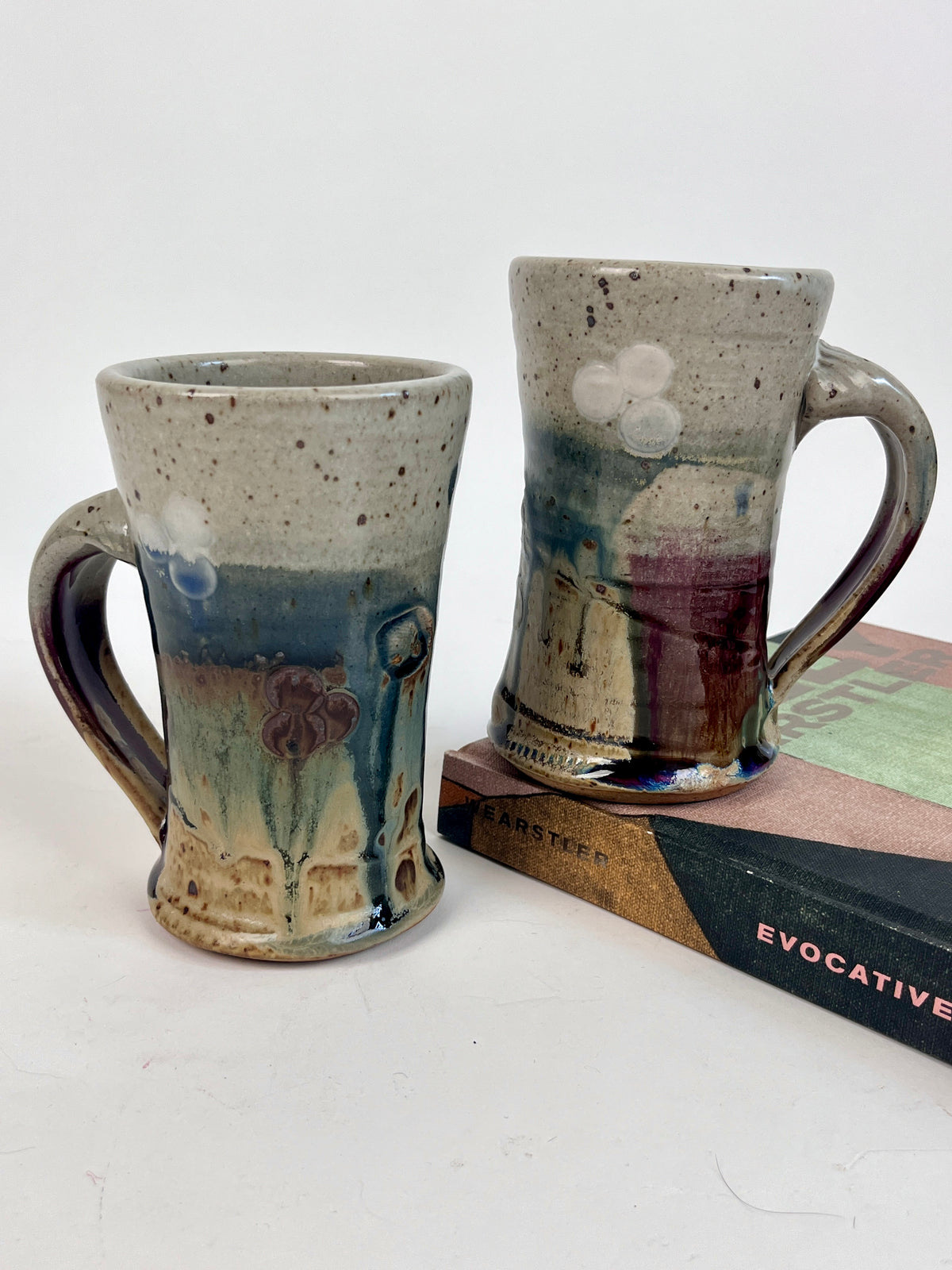 Vintage Stoneware Mugs - a Pair